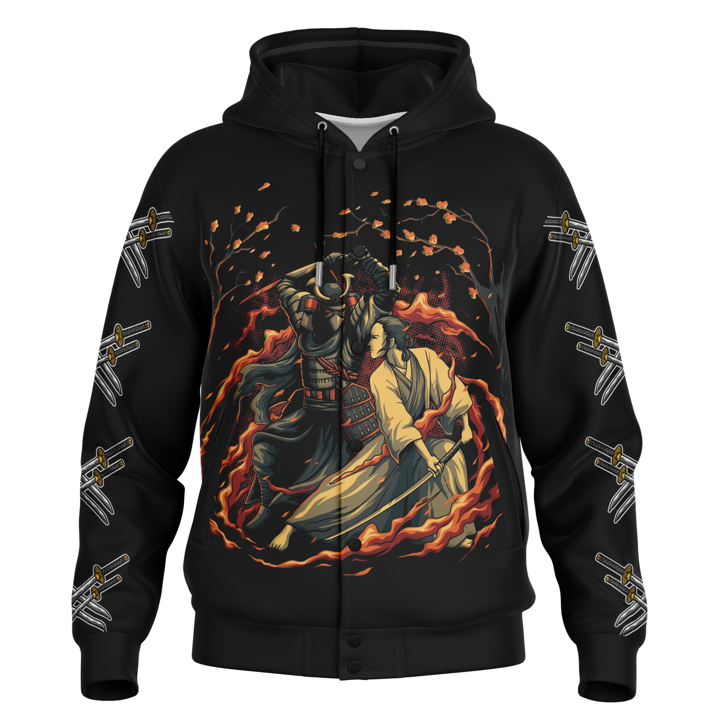 STAY TRUE™ Wu-Tang vs. Shaolin Heavyweight Hooded Baseball Jacket