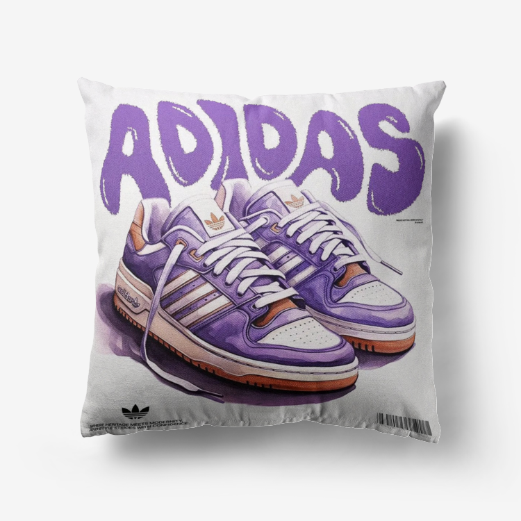 Sole Providerz™ x Home Goods™ Adidas Forum Premium Hypoallergenic Throw Pillow