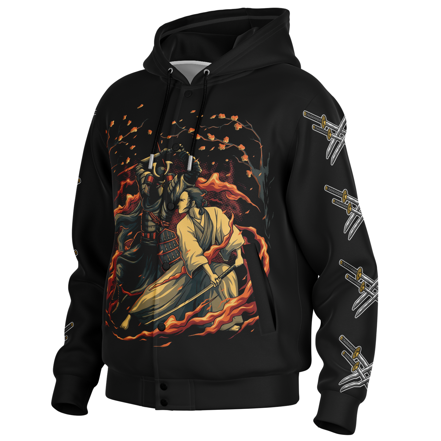 STAY TRUE™ Wu-Tang vs. Shaolin Heavyweight Hooded Baseball Jacket