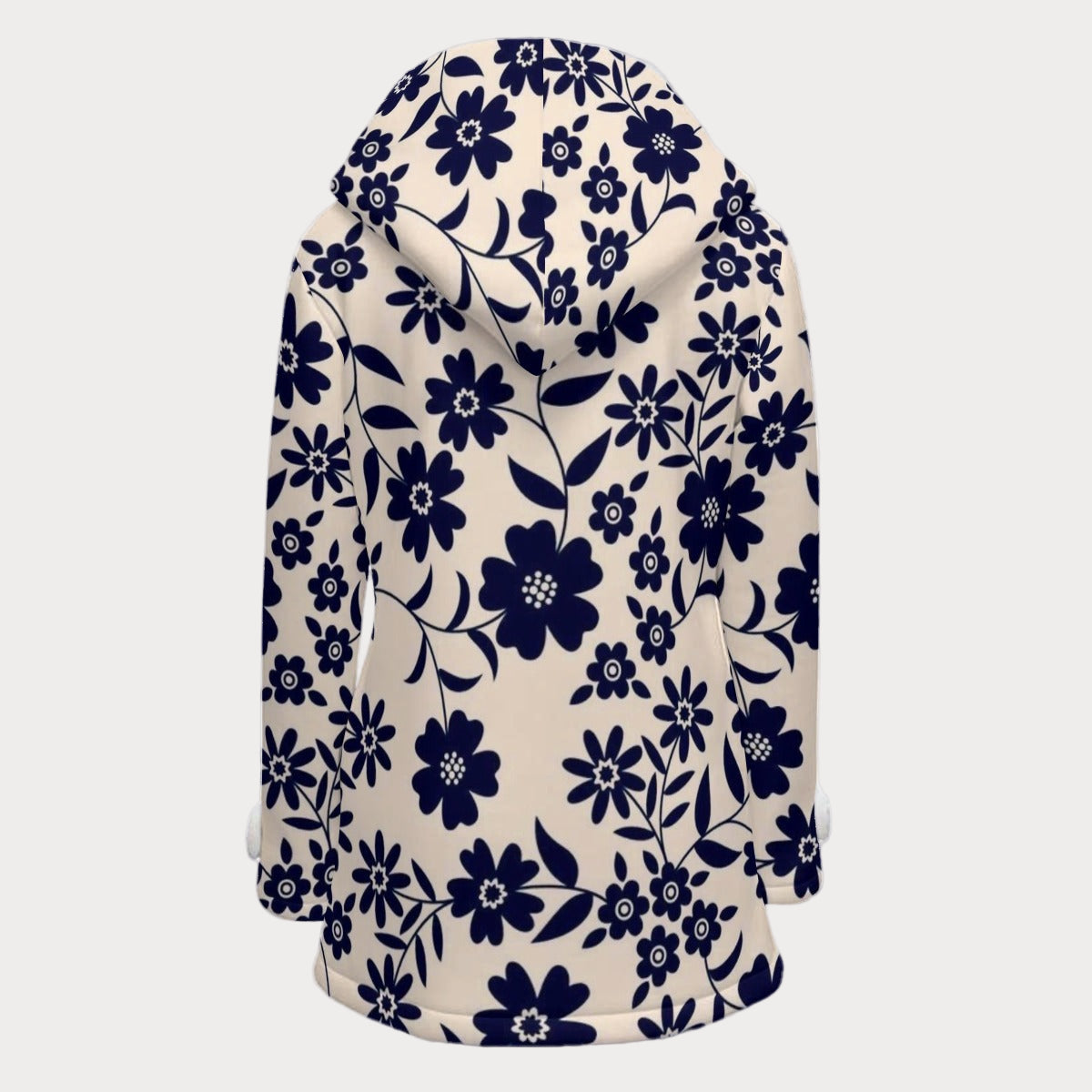 Brooklyn Republic™ Aunt Milly Fleece Lined Double-Breasted Hooded Winter Coat