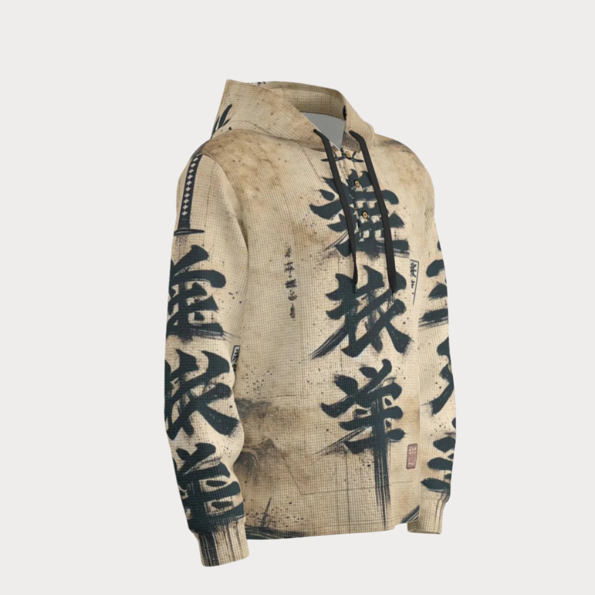 STAY TRUE™ Ninja Scroll Heavyweight Woven Fleece Hoodie