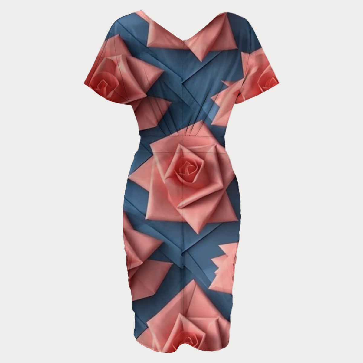 Brooklyn Republic™ Morning Mimosa V-Neck Slim Dress