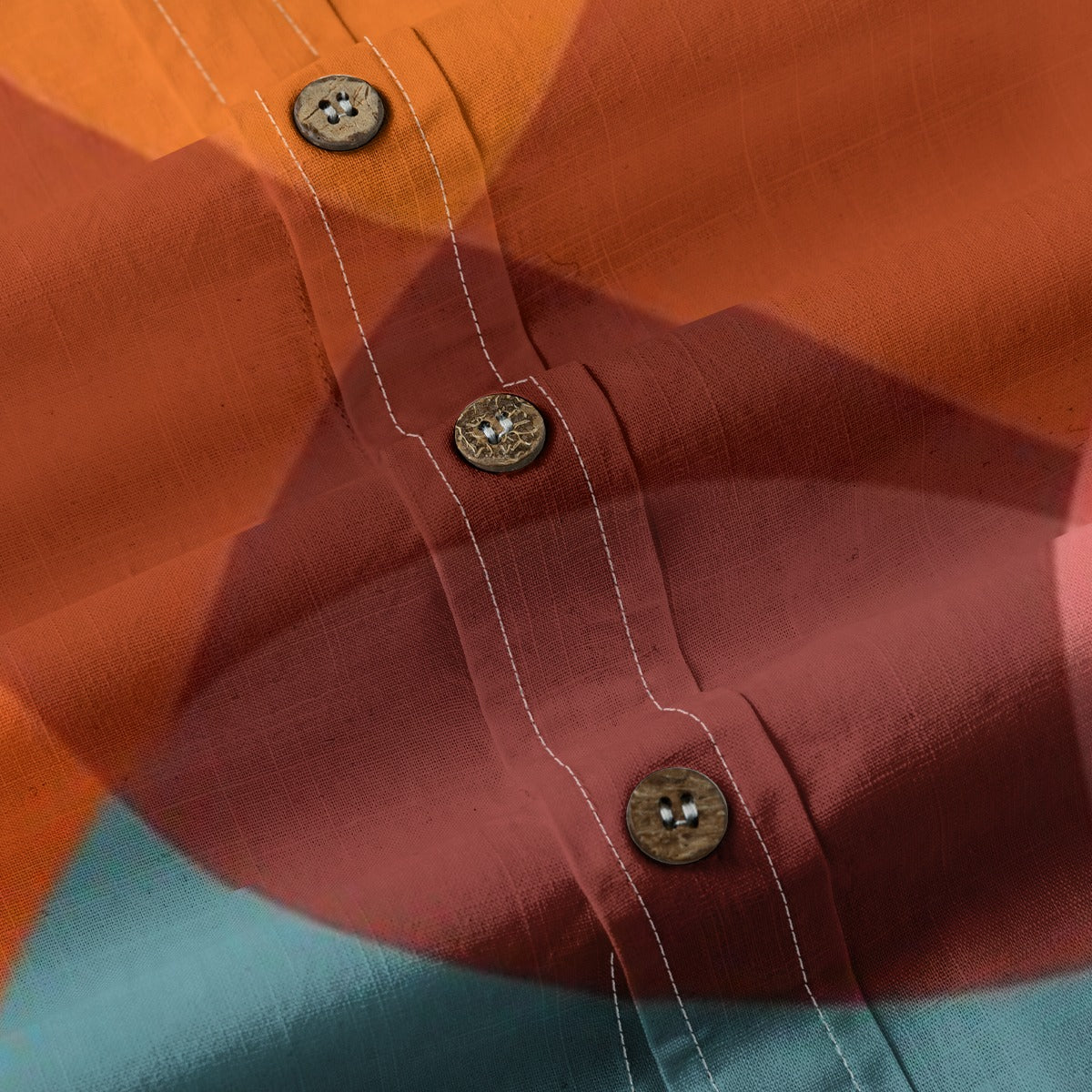 Brooklyn Republic™ Bermuda Sun Men's Breathable Cotton Button-Up