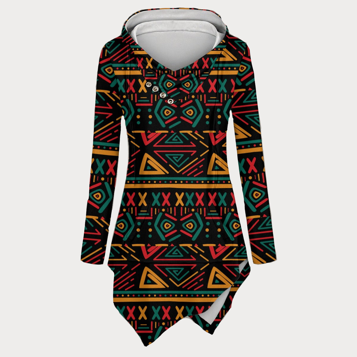 Tribe of Shabazz™ Women's Ulinganifu Hem Hoodie