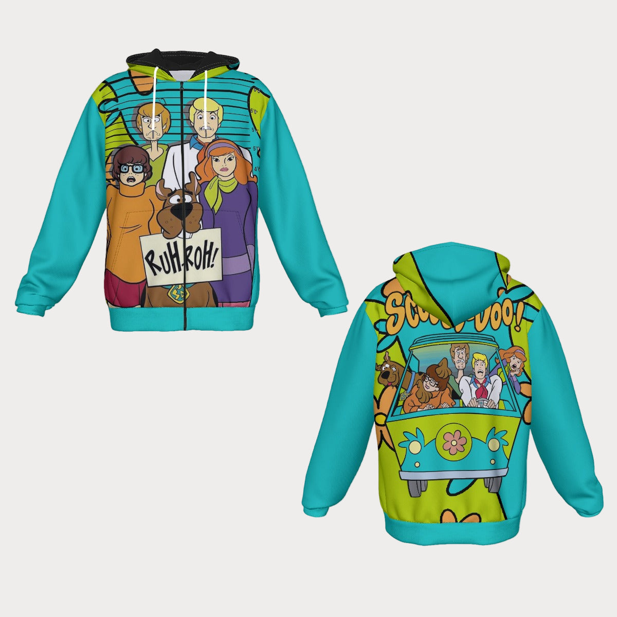 STAY TRUE™ Scooby Doo Men's Heavy Fleece Zip Up Hoodie