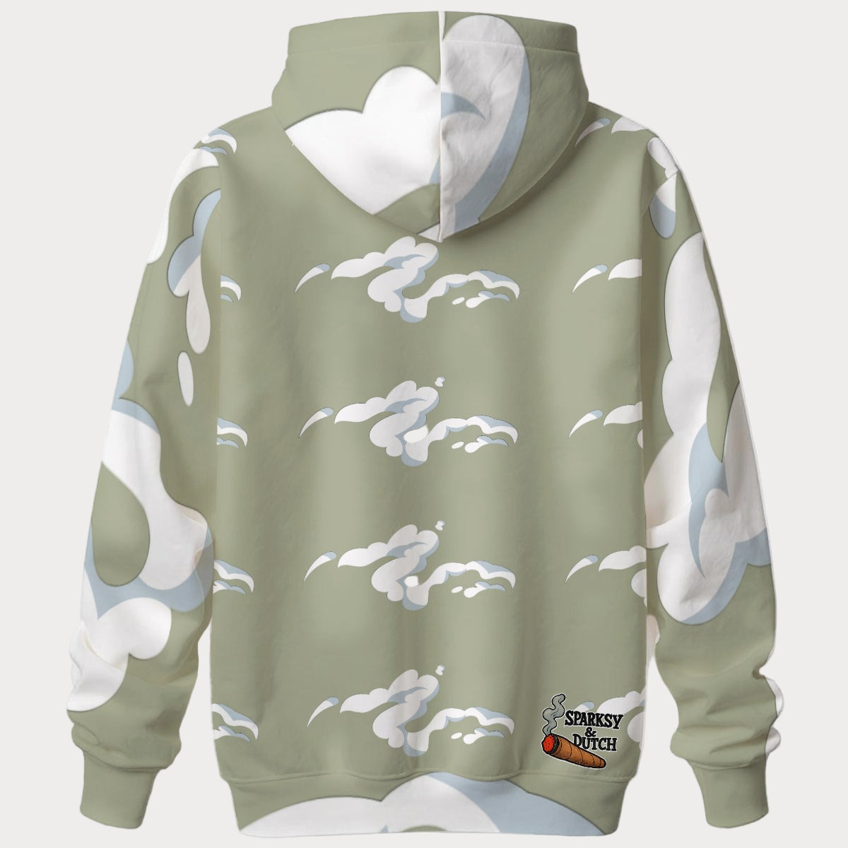 Sparksky & Dutch™ "Smokedout Spongepants" Pullover Hoodie