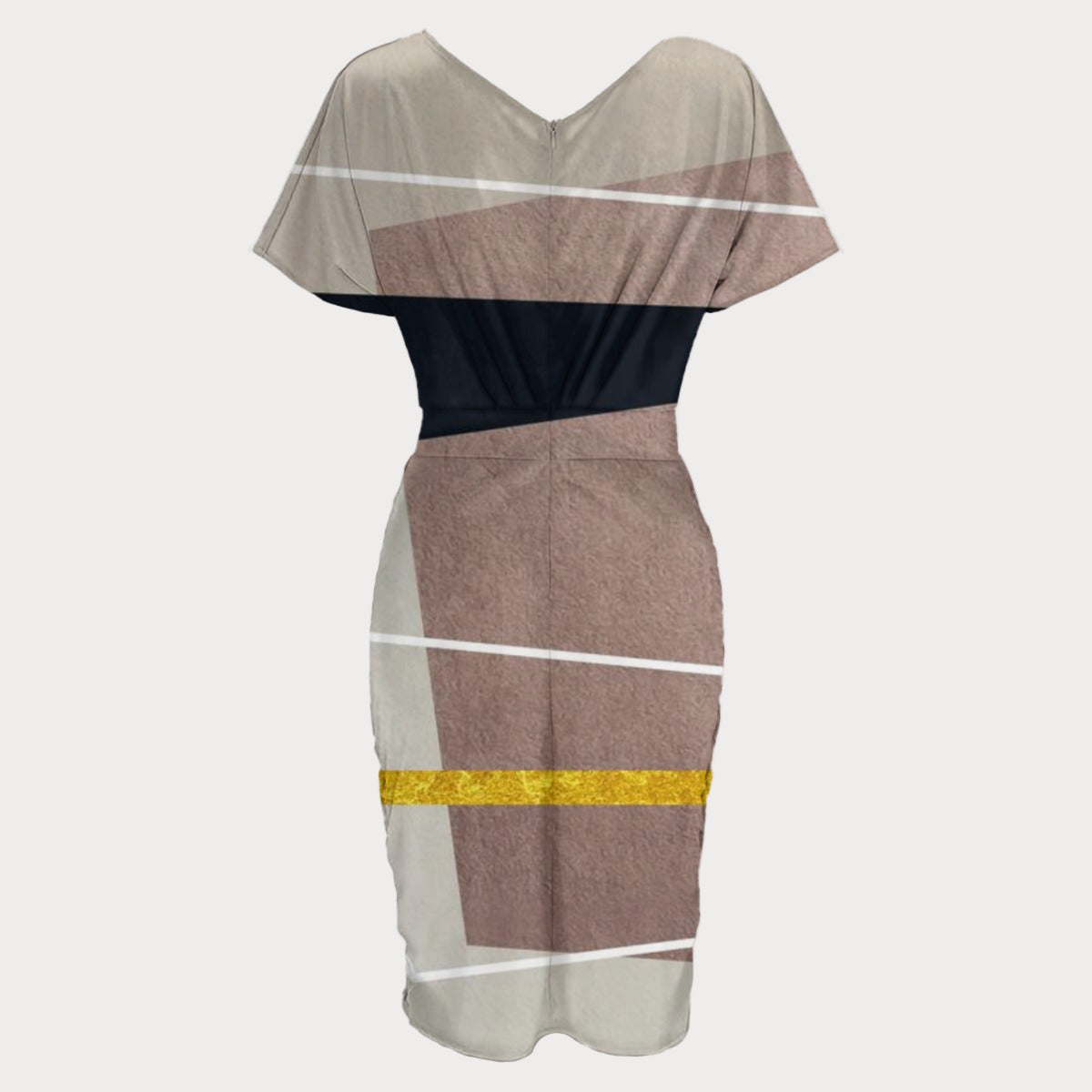 Brooklyn Republic™ Strange` V-Neck Dinner Date Dress