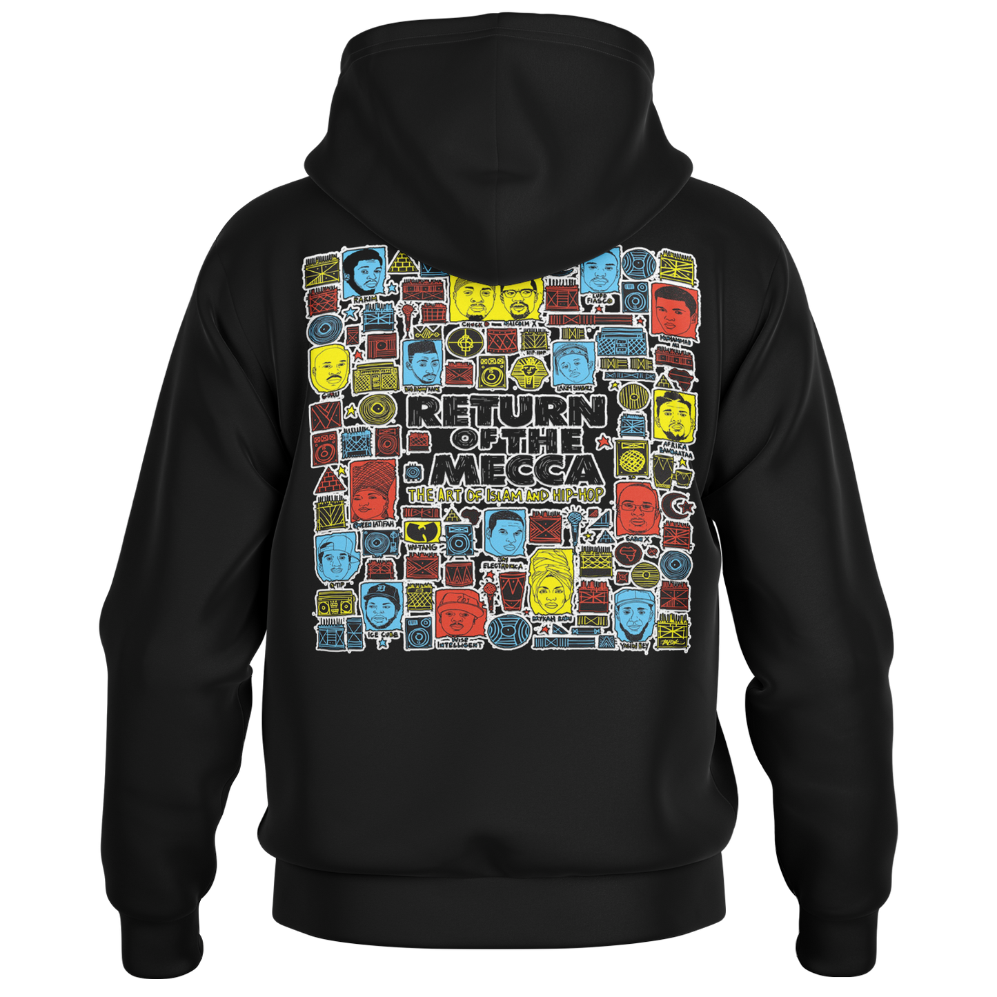 ICON™ Mecca Soul Brother Heavyweight Hooded Baseball Jacket