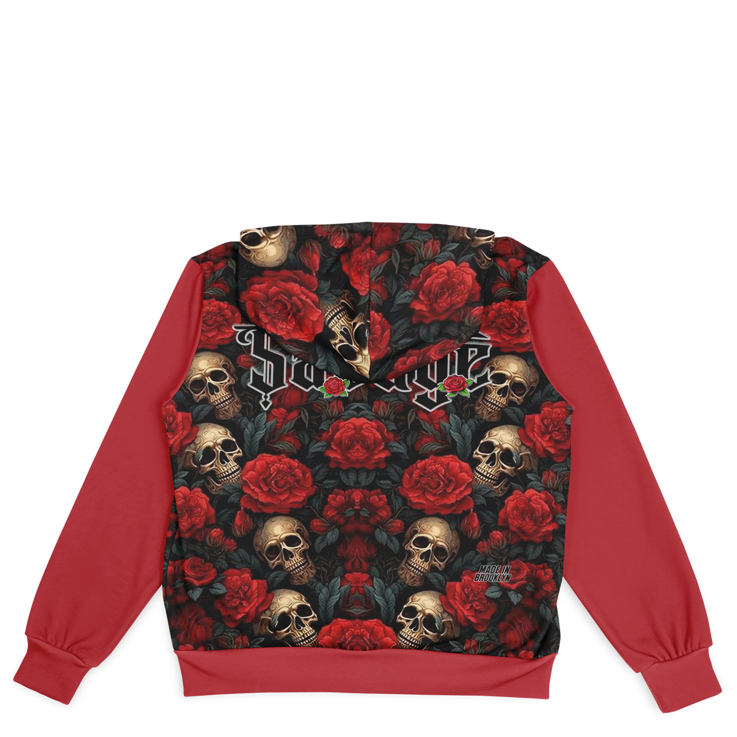 SVGE™ War of the Roses Hooded Baseball Jacket
