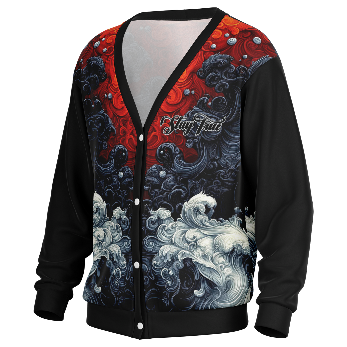 STAY TRUE™ Fire and Ice Cardigan Sweater