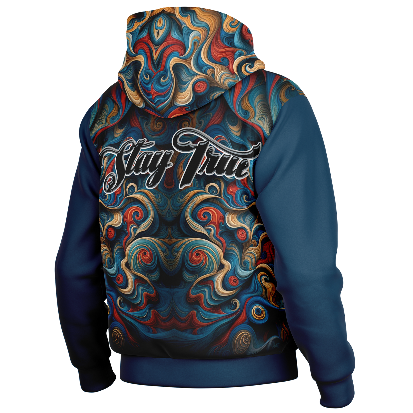 STAY TRUE™ Mercy Heavyweight Hooded Baseball Jacket