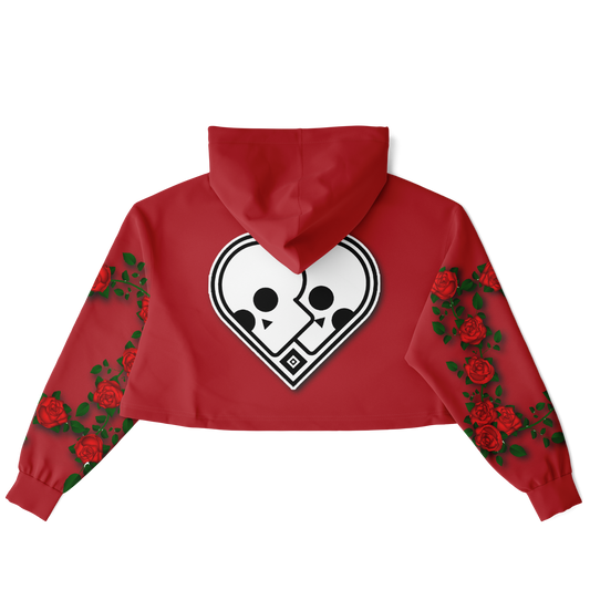 STAY TRUE™ Double Entendre Deluxe Fleece Crop Hoodie