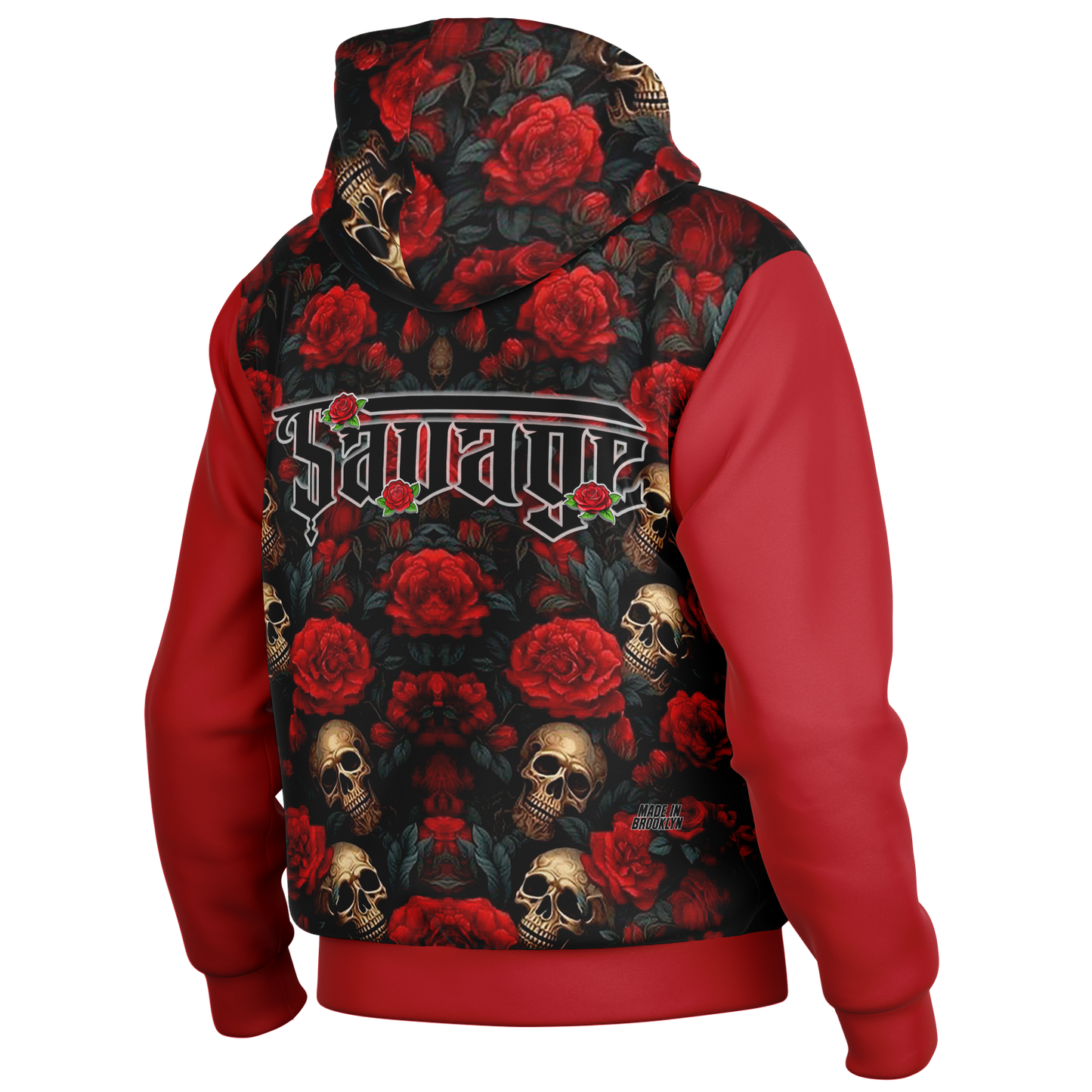 SVGE™ War of the Roses Hooded Baseball Jacket