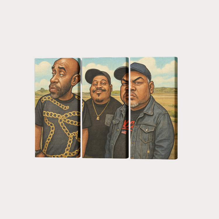 Brooklyn Republic™ "Exodus" 3 Piece Canvas