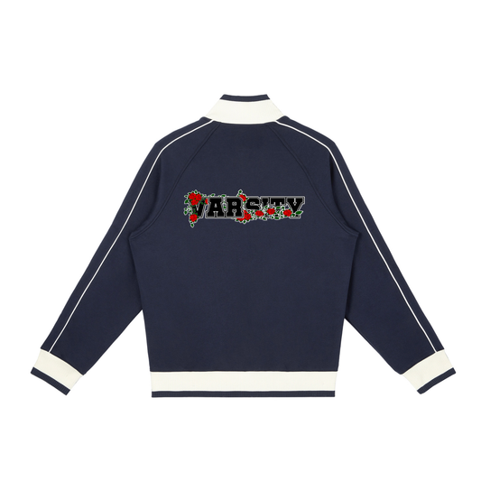 VARSITY™ "All-City Love" Color Block Raglan Sleeve Zip Track Jacket