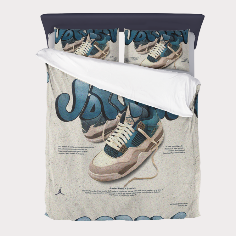 Sole Providerz™ AJ4 "Snorlax" Microfiber Duvet Cover