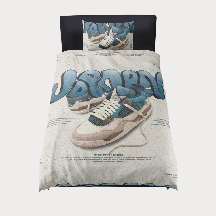 Sole Providerz™ AJ4 "Snorlax" Microfiber Duvet Cover