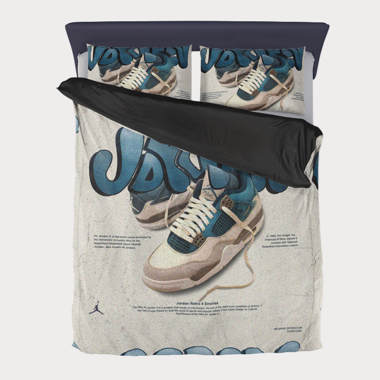 Sole Providerz™ AJ4 "Snorlax" Microfiber Duvet Cover
