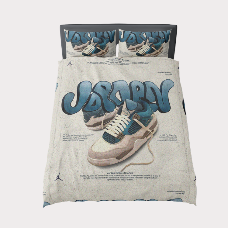 Sole Providerz™ AJ4 "Snorlax" Microfiber Duvet Cover