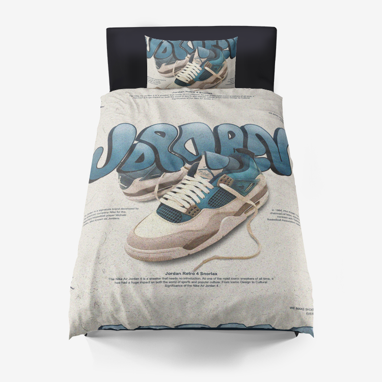 Sole Providerz™ AJ4 "Snorlax" Microfiber Duvet Cover