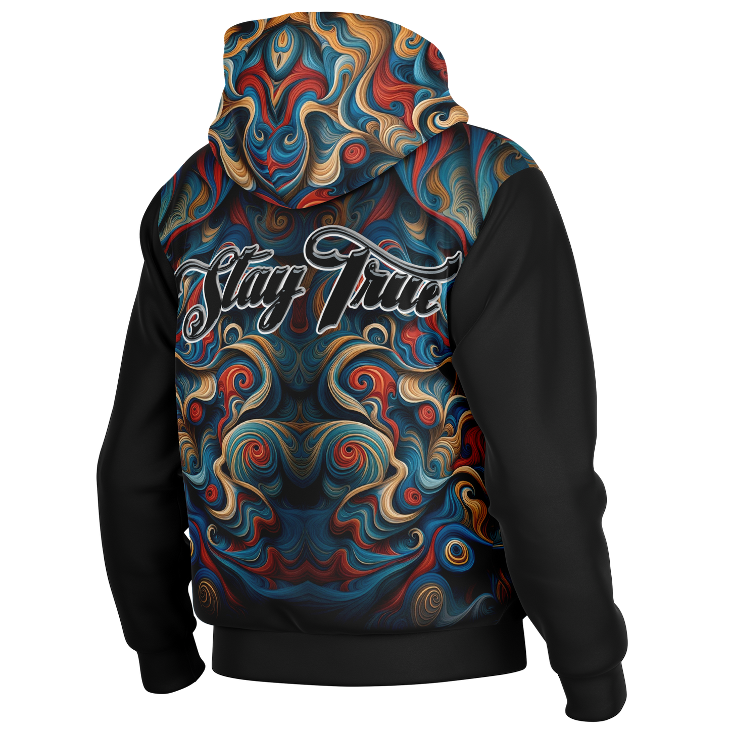 STAY TRUE™ Mercy Heavyweight Hooded Baseball Jacket