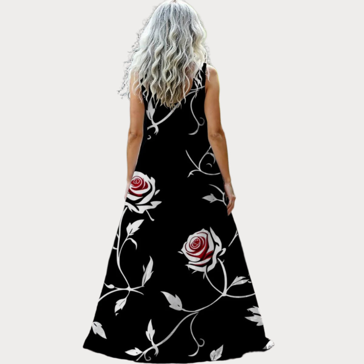 Brooklyn Republic™ Standing in the Garden of Eternal Memories Sleeveless Maxi Dress