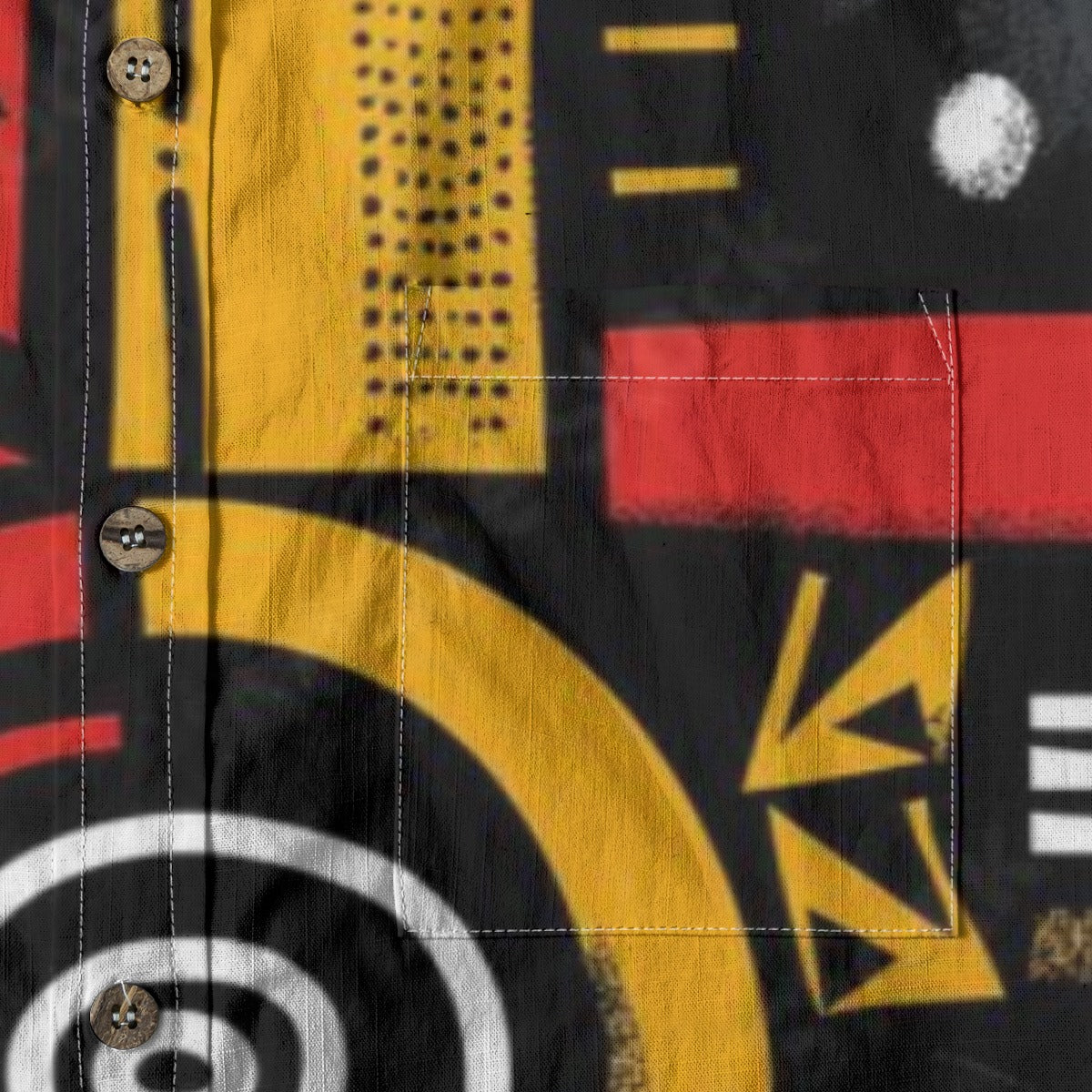 Sankofa™ Jua Katika Upeo Wa Macho Men's Breathable Cotton Shirt