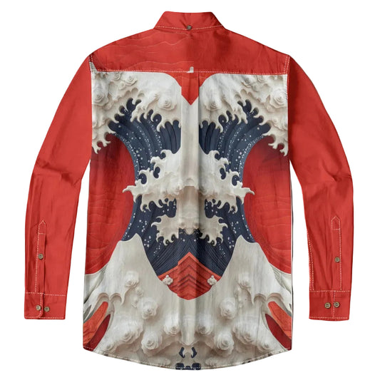 Brooklyn Republic™ “Olympus Tide” Casual Lapel Long Sleeve