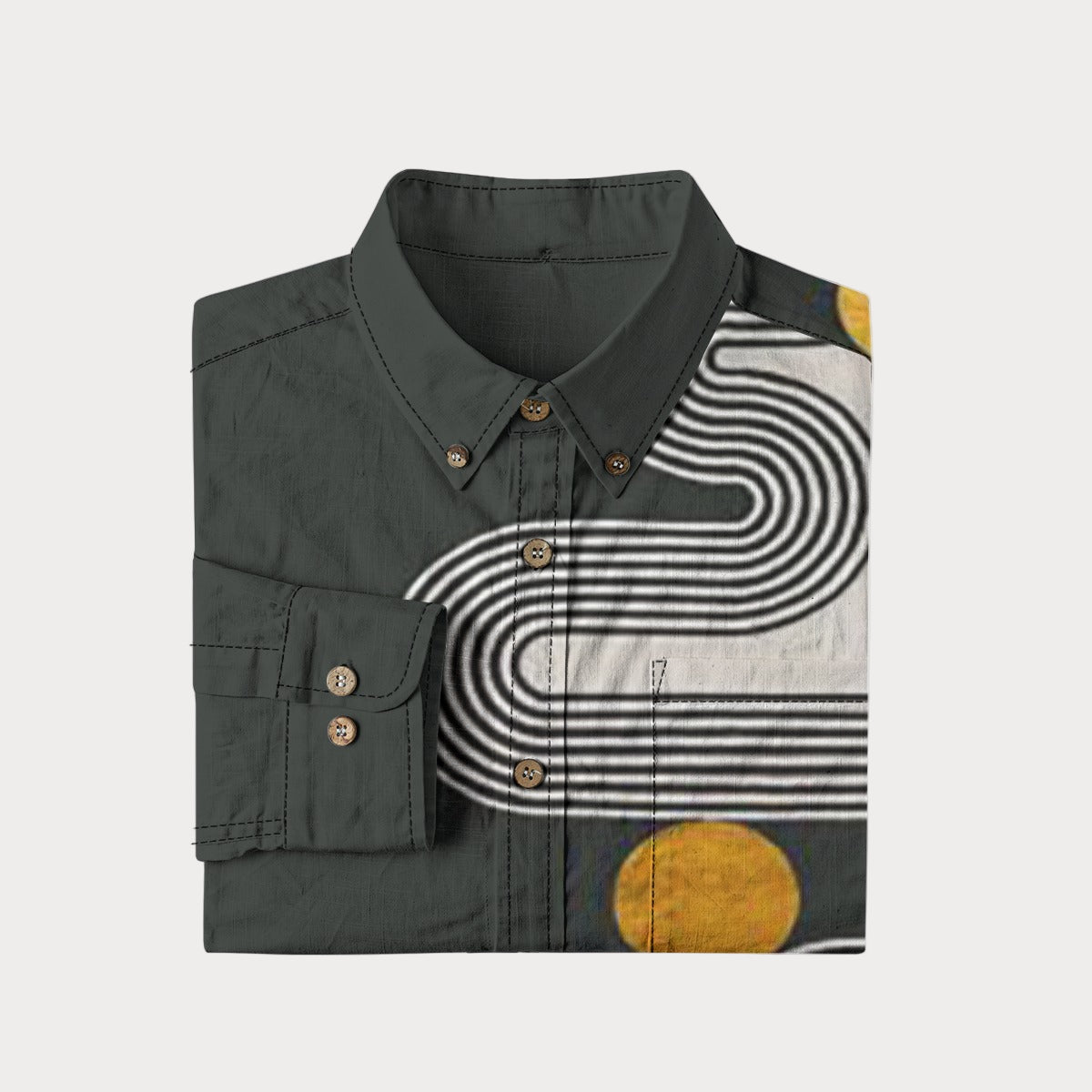 Brooklyn Republic™ The River NIger Men's Lapel Long Sleeve