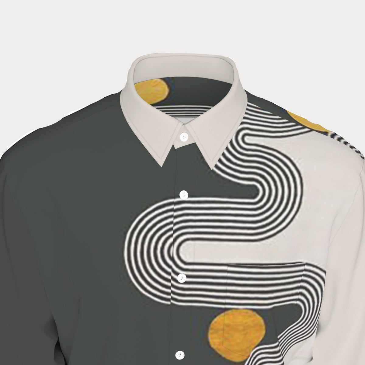 Brooklyn Republic™ The River Niger Men's Long Sleeve Button-Up