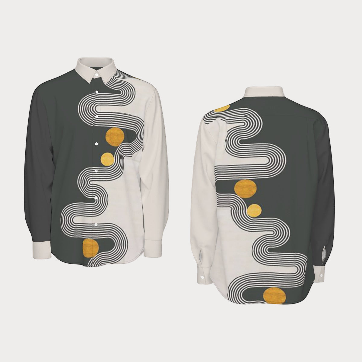 Brooklyn Republic™ The River Niger Men's Long Sleeve Button-Up