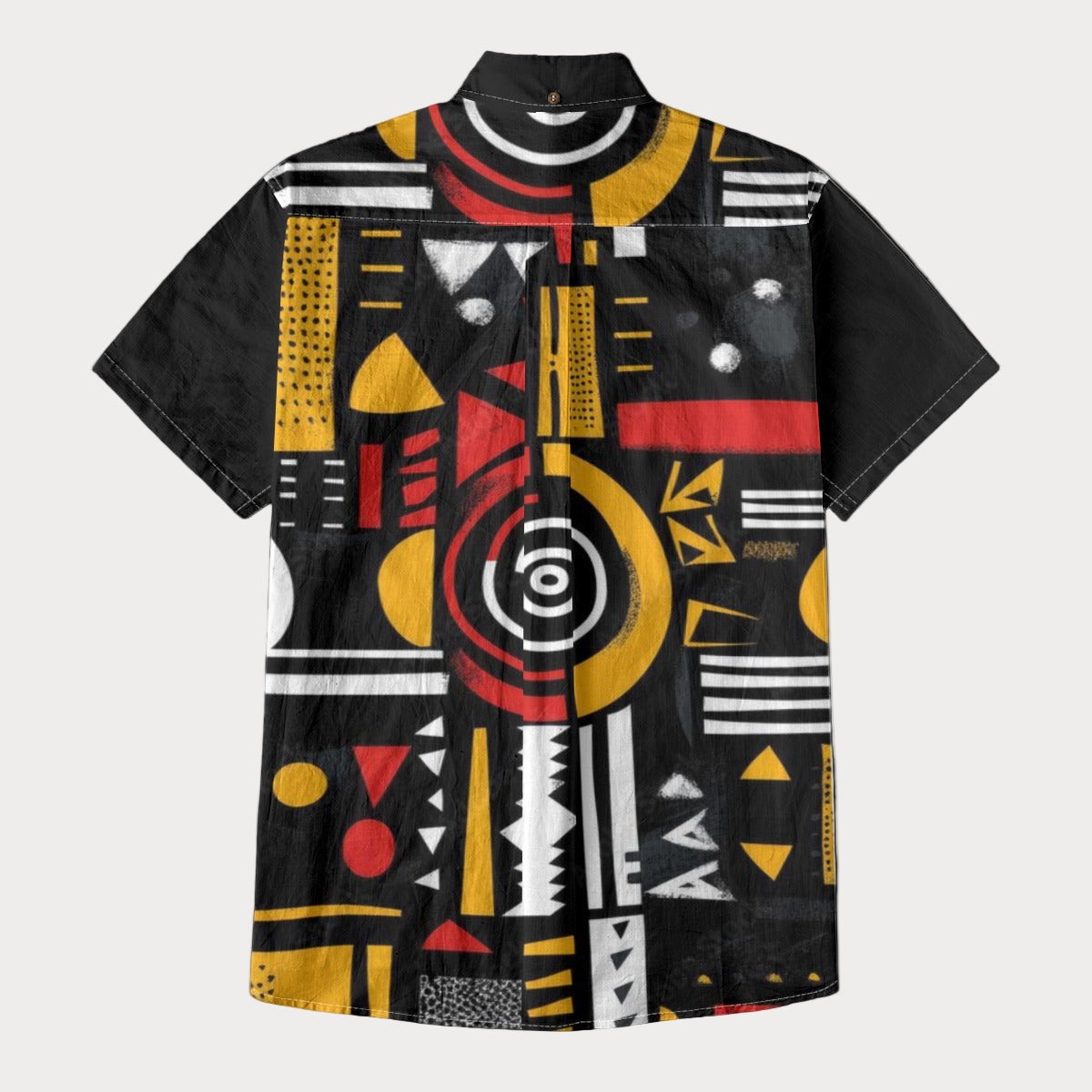 Sankofa™ Jua Katika Upeo Wa Macho Men's Breathable Cotton Shirt