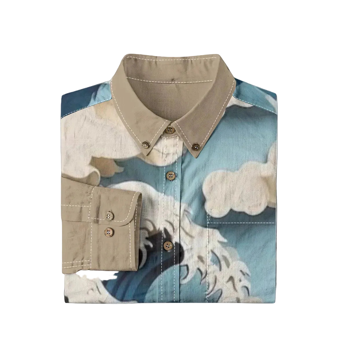 Brooklyn Republic™ "And At That Moment" Casual Lapel Long Sleeve