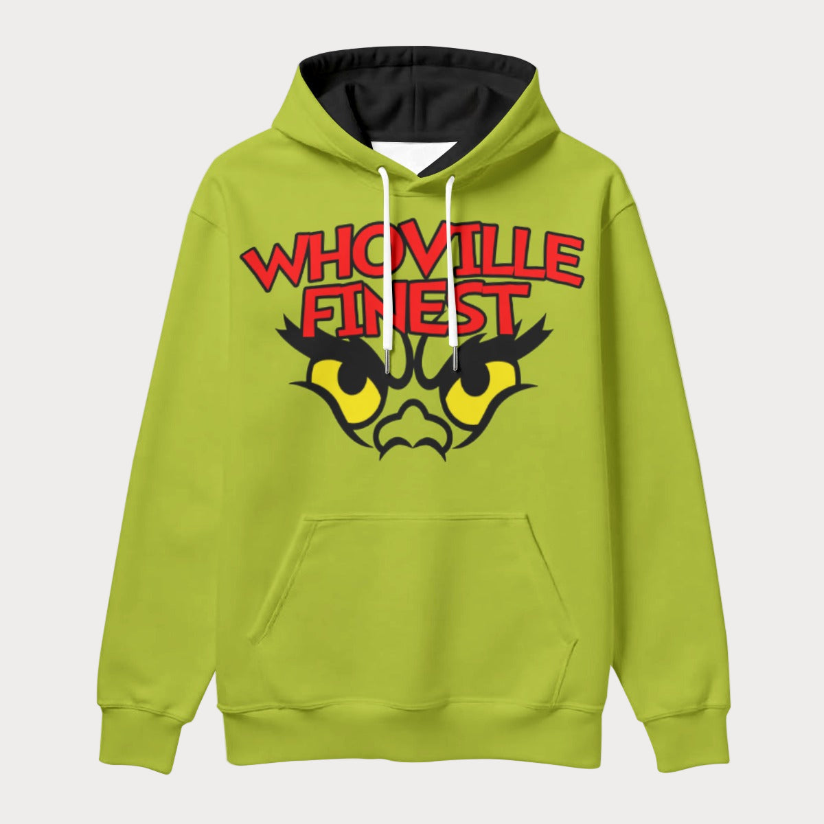 Brooklyn Republic™ The Grinch "Whoville's Finest"  Thick Pullover Hoodie