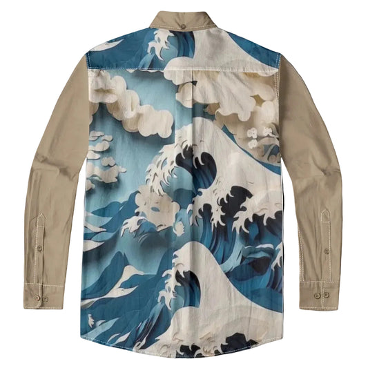 Brooklyn Republic™ "And At That Moment" Casual Lapel Long Sleeve