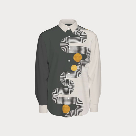 Brooklyn Republic™ The River Niger Men's Long Sleeve Button-Up