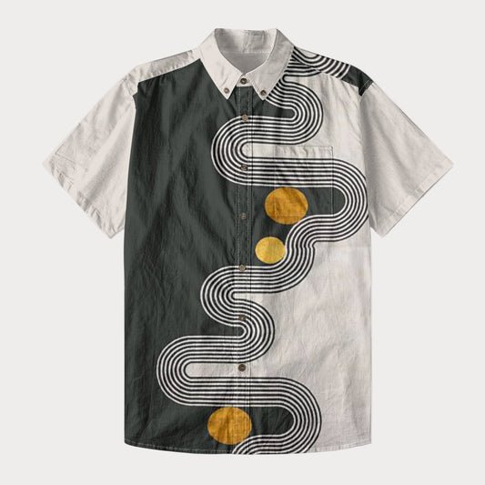 Brooklyn Republic™  The River Niger Men's Breathable Cotton Button-Up