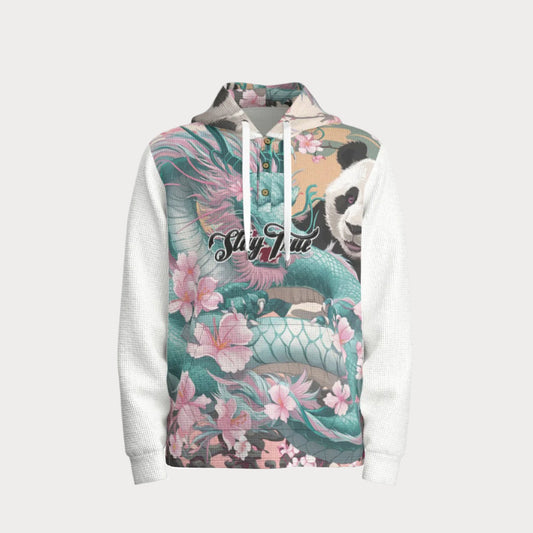 STAY TRUE™ Midnight in the garden of Understanding Heavyweight Woven Hoodie