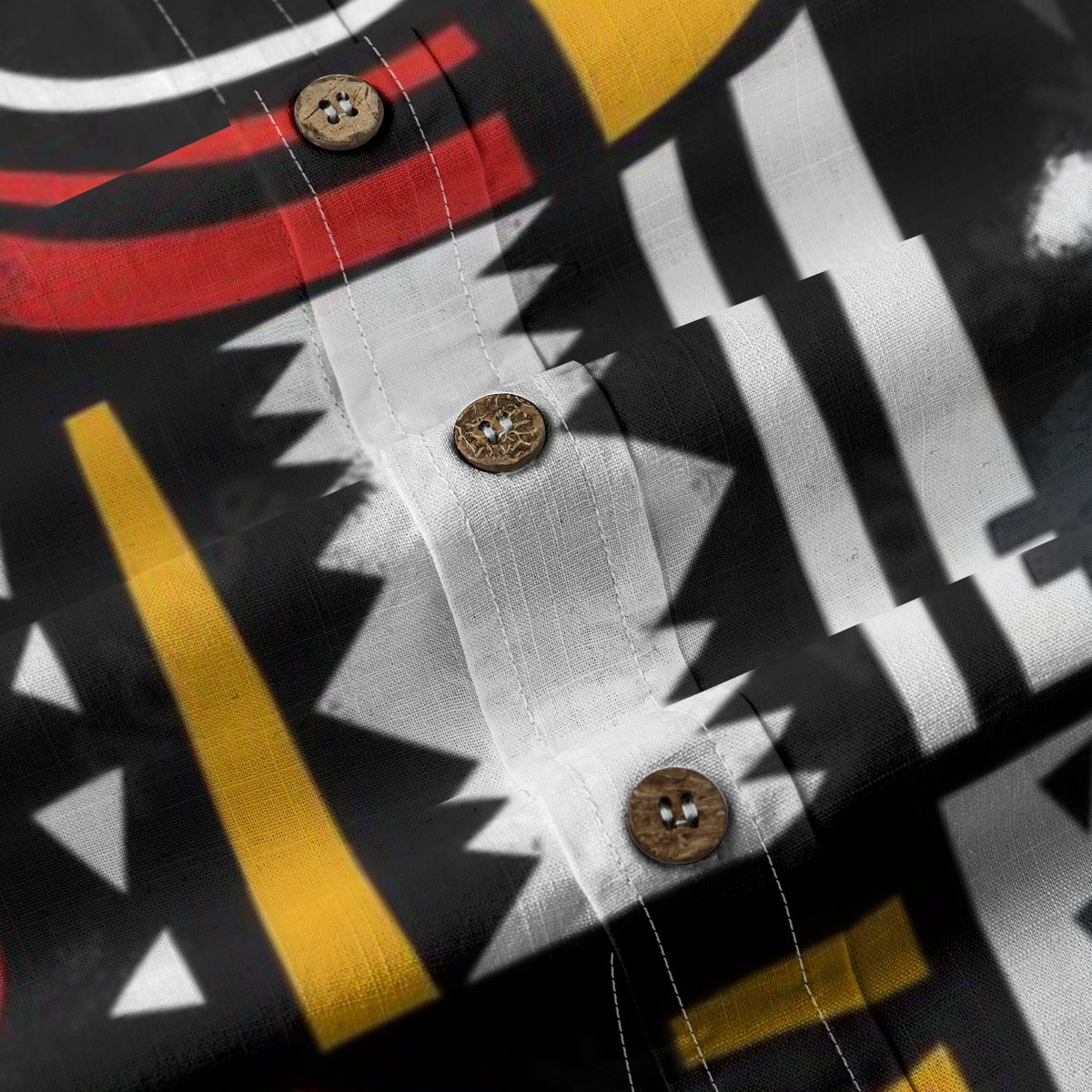 Sankofa™ Jua Katika Upeo Wa Macho Men's Breathable Cotton Shirt