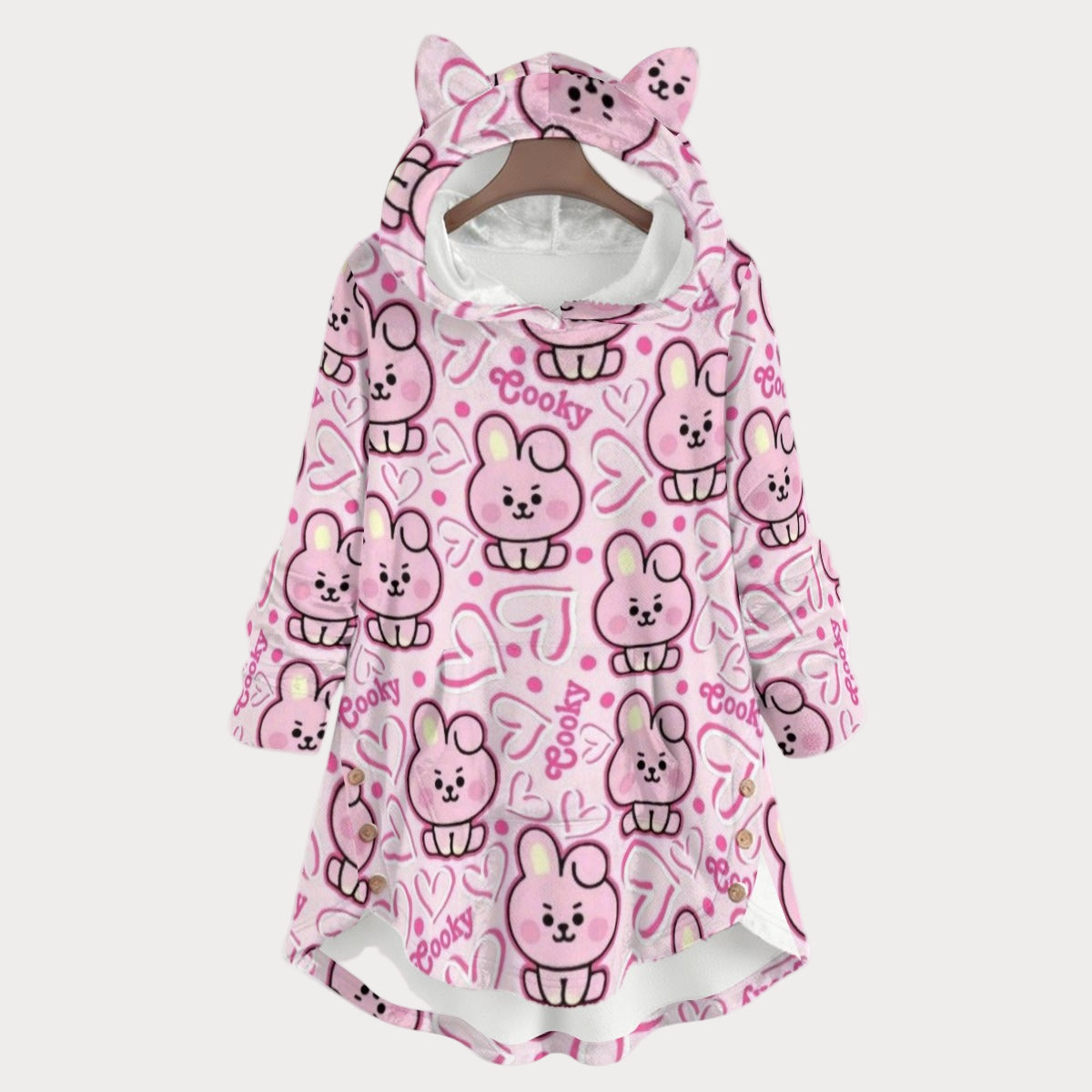 Brooklyn Republic™ "Cooky" Women's Flannel Hoodie