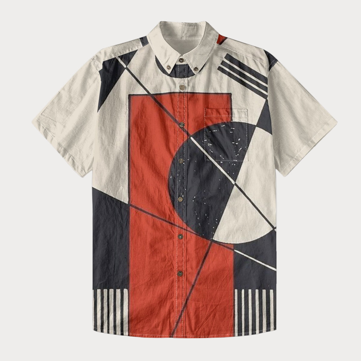 Brooklyn Republic™ The Angles Men's Breathable Cotton Button-Up