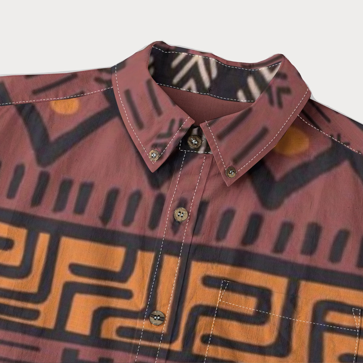 Tribe of Shabazz™ Nguo Men's Casual Lapel Long Sleeve