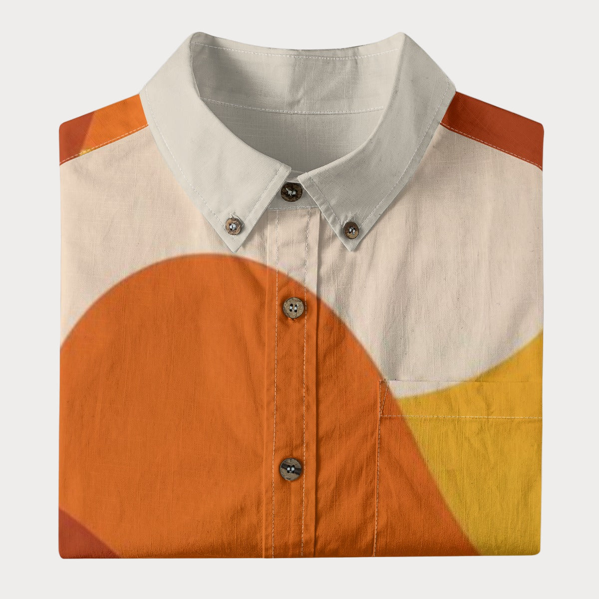 Brooklyn Republic™ Bermuda Sun Men's Breathable Cotton Button-Up