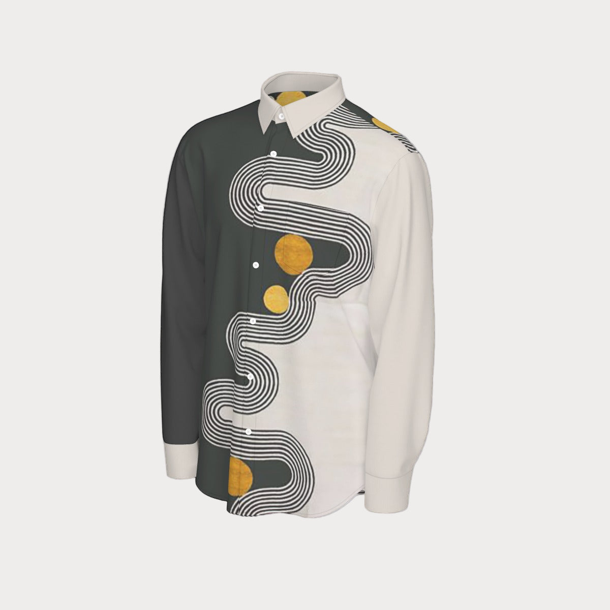 Brooklyn Republic™ The River Niger Men's Long Sleeve Button-Up