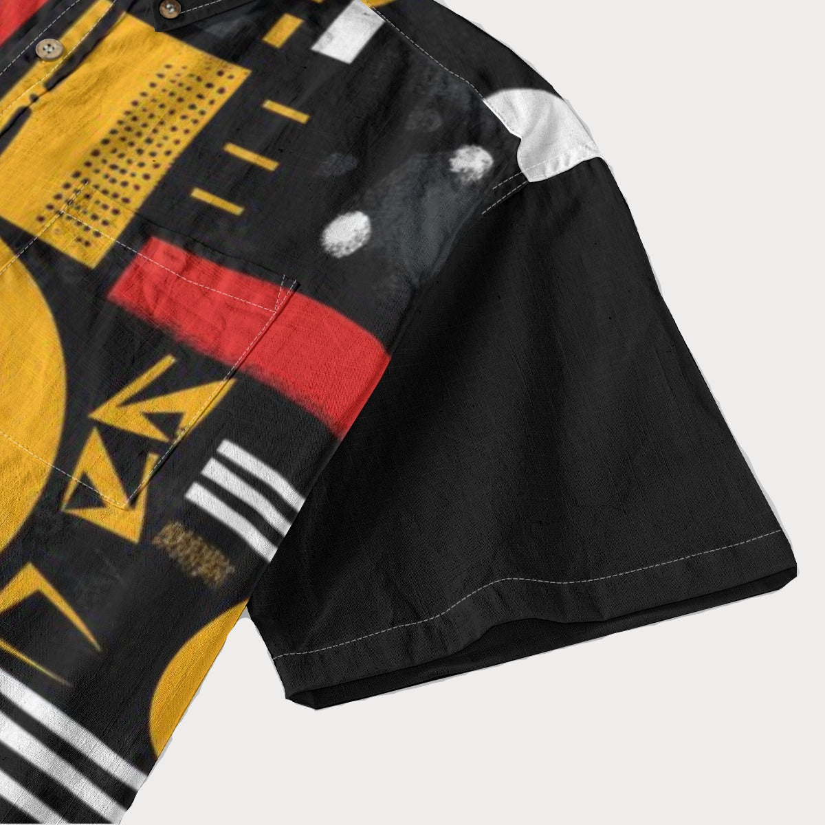 Sankofa™ Jua Katika Upeo Wa Macho Men's Breathable Cotton Shirt