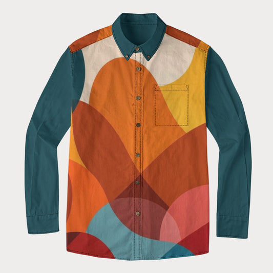 Brooklyn Republic™ Bermuda Sun Men's Lapel Long Sleeve