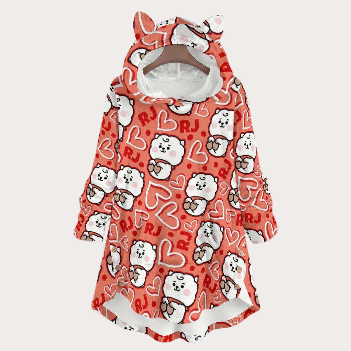 Brooklyn Republic™ RJ Women's Flannel Hoodie