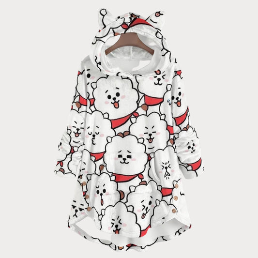 Brooklyn Republic™ "RJ" Women's Flannel Hoodie