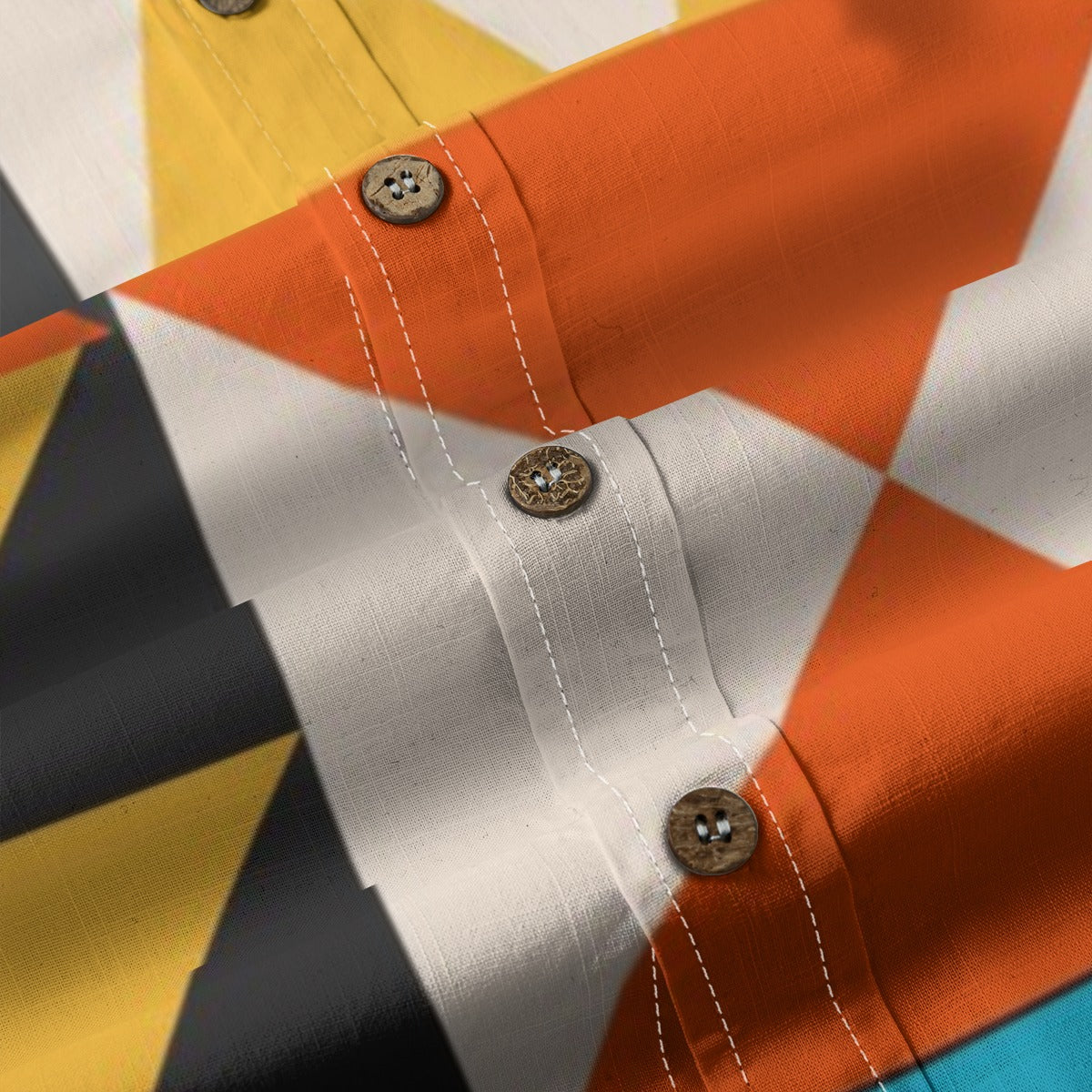 Brooklyn Republic™Aztec Immortal Men's Lapel Long Sleeve Shirt