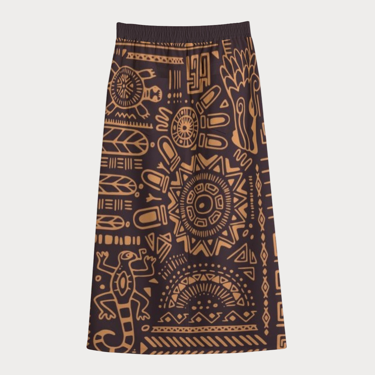 Sankofa™ Sketi Women's Front Mid-slit Skirt